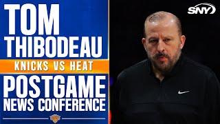 Tom Thibodeau on Knicks' overtime win against Heat: 'Heavy price to pay for winning' | SNY