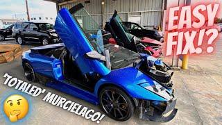 Buying TOTALED Supercars CHEAP At Copart Salvage Auction!