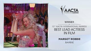 Margot Robbie wins Best Lead Actress at the 13th AACTA International Awards