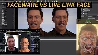 Faceware Studio vs LiveLink Face test