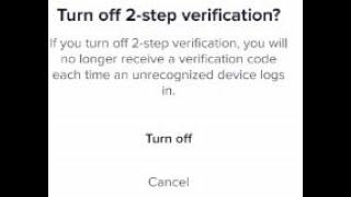 How to Turn Off 2-Step Verification in TikTok | How to turn off tiktok two step verification| tiktok