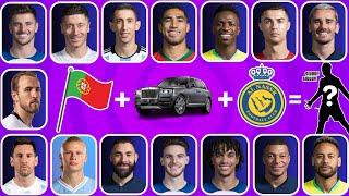 Can You Guess the player by Song, Nationality + Car And Club ? Football Quiz 2024