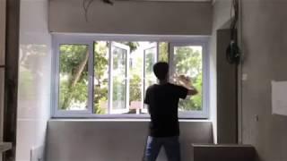 Multi-functional swing and slide window