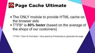 Speed up Prestashop with Page Cache Ultimate