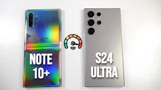 Samsung Galaxy S24 Ultra VS Samsung Note 10 Plus Full Speed Test! Can This Old Flagship Keep Up?