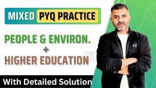 People & Environment and Higher Education | Most Expected PYQs in Jan-2025 UGC-NET Exam