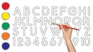 How to Write Letters for Children - Teaching Writing ABC for Preschool - Alphabet for Kids