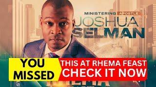 This What Happened At RHEMA FEAST 2024 While Apostle Joshua Selman PREACHING on LAST DAY