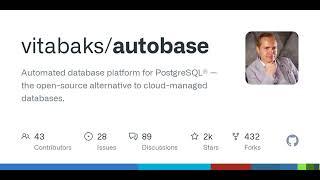 GitHub - vitabaks/autobase: Automated database platform for PostgreSQL® — the open-source alterna...