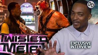 Anthony Mackie On Insane Sweet Tooth Fight In Twisted Metal Series!