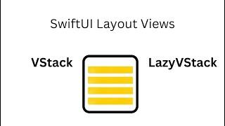 SwiftUI Layouts VStack & LazyVStack #swiftui #layout #stack #Vstack #Xcode e