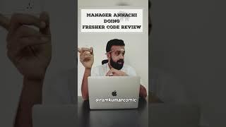 Manager Annachi Reviewing Fresher Ramesh's Code | Nellai Slang | IT jokes | Ramkumar Comic