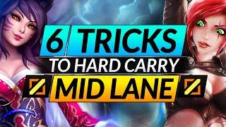 6 SECRETS to ALWAYS CRUSH MID - Challenger Tips and Tricks - LoL Midlane Guide