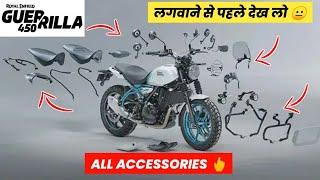 Royal Enfield Guerrilla 450 Accessories - Price list 2024 | On Road Price | Guerilla 450