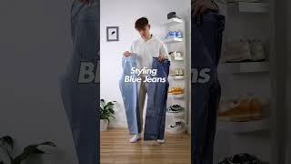 How To Style BLUE Jeans | 4 Easy Outfits Ideas | Men's Fashion