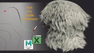 Fast Fur Guide Placement - Maya/Xgen