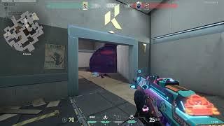 Valorant ace with the new Glitchpop 2.0 Skin