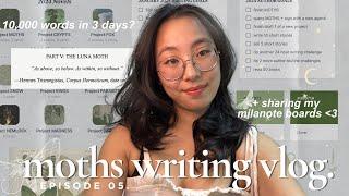  let’s write 10,000 words in 3 days! // writing vlog