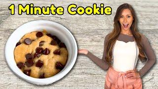 1 Minute Microwave Cookie | The Easiest Chocolate Chip Cookie in a Mug