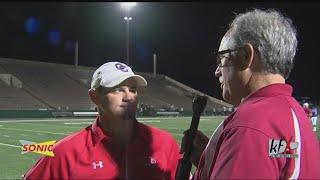 David Bacon talks to Coach Roan