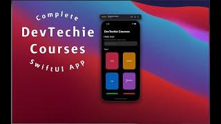 DevTechie Video Courses App in SwiftUI