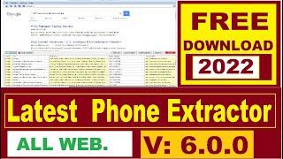 latest  phone extractor  6.0.0  6 0 0 cracked , free download social phone extactor 2022