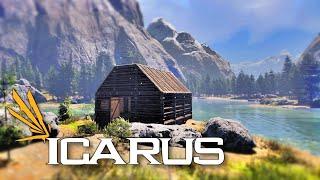 Survival Tag 1: Absturz Chaos, erster Bauversuch! || Icarus Lets Play || [01]