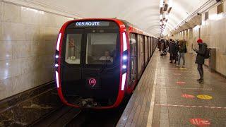 Moscow metro: trains "Moskva 2020" on the Circle Line