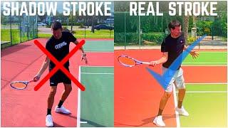 Why Shadow Strokes Will NOT Improve Your Tennis Game