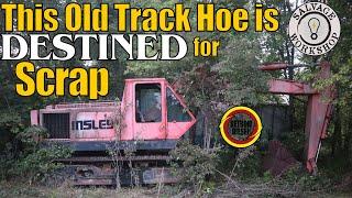 Will the OLD Excavator START? & is it WORTH Rescuing? ~ 1970's Track-Hoe Sat for 25+ years ~ Part 1