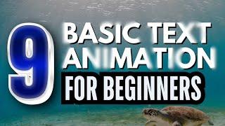 9 Stunning Text Animation in Canva Tutorial For Beginners