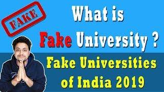 What is Fake University ? | Fake Universities in India 2019 | MasterAmit Talks