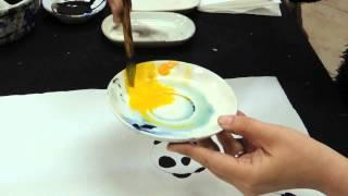 Chinese brush painting for beginners - pandas