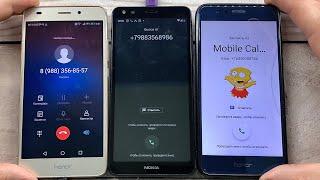 Honor 5A(NEM-L51) and Honor 8(FRD-L09) vs Nokia C01 Plus/ Outgoing,Incoming Crazy Call/ Madness Call