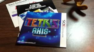 [Unboxing #25] Tetris: Axis (Nintendo 3DS)