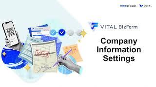 [Online Help] Vital BizForm - Company Information Settings
