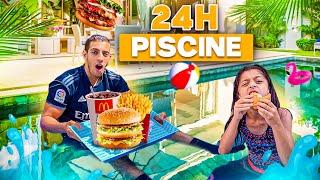 VIVRE 24H DANS NOTRE PISCINE ! ( La nuit sa fais flipper )