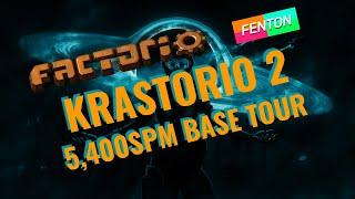 5400SPM Krastorio 2 Megabase - Factorio Base Tour