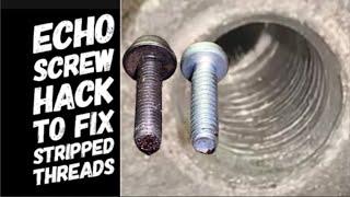 STRIPPED THREADS? THIS MECHANICS TRICK / HACK WILL SAVE YOU TIME, MONEY, AND LOTS OF FRUSTRATION