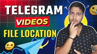 Telegram video not showing in file manager | Telegram video file location