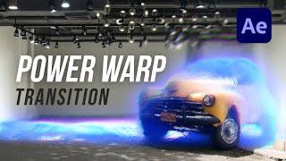Creating an Epic Power Warp Transition - After Effects tutorial