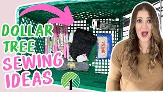  SIMPLE SEWING - 5 BUDGET SEWING HACKS FROM THE DOLLAR STORE 