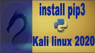 How to install pip3 in Kali Linux 2020