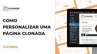 Como Personalizar uma Página Clonada - Clonador de Páginas 3.0