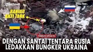 Pasukan Rusia Lemparkan Granat, Posisi Tentara Ukraina Hancur Total!