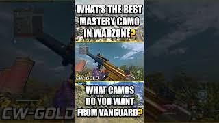 What's the Best Camo in Warzone & What Camos Do you Want to See in Vanguard? #shorts