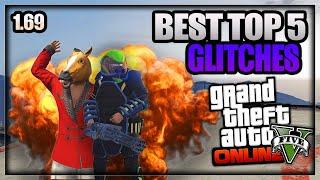 GTA 5 Online - ''TOP 5 WORKING GLITCHES'' 1.69 ( Weapon Glitch, Speed Glitch & More.