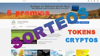 Sorteo 500 suscriptores en YouTube - 5 premios del token CMGCoin y la criptomoneda MAR - ¡Participa!