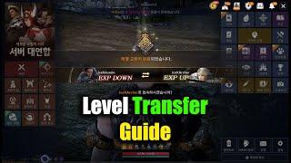 Black Desert Mobile Level Transfer Guide