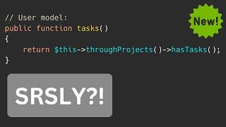 NEW in Laravel 9.51: hasManyThrough Shorter Syntax